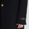 Manteau long en laine grain de poudre Manteau long en laine grain de poudre
