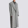 Manteau oversize en laine Prince de Galles Manteau oversize en laine Prince de Galles