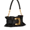 Mini sac Anthem en cuir de veau gaufré imprimé crocodile Mini sac Anthem en cuir de veau gaufré imprimé crocodile
