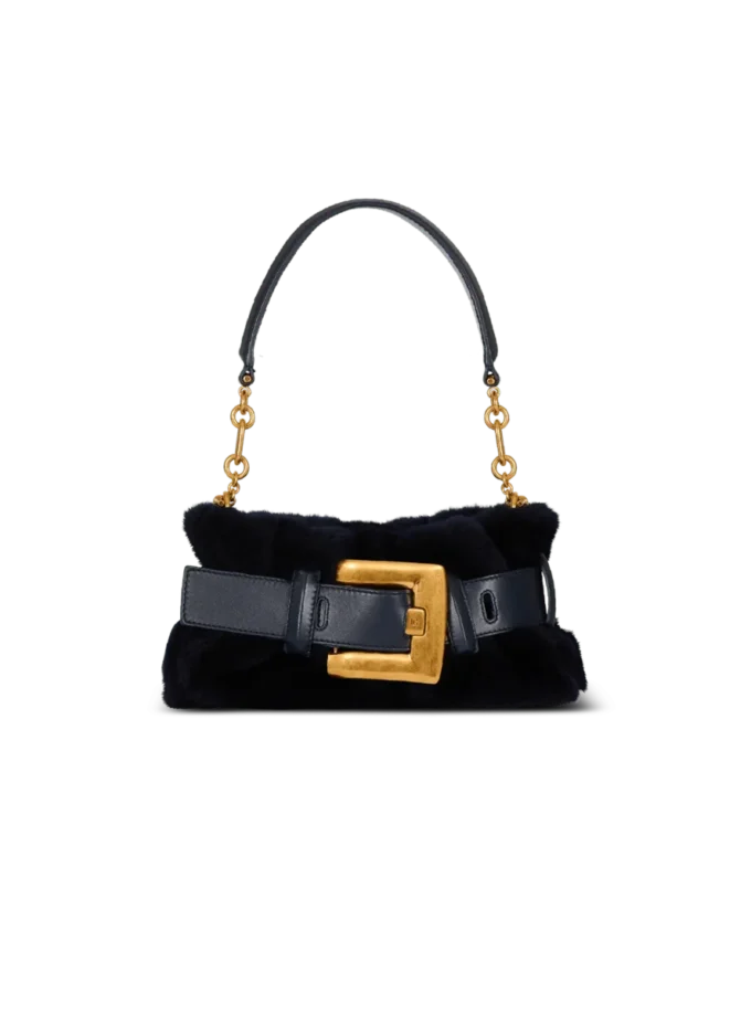 Mini sac Anthem en peau lainée