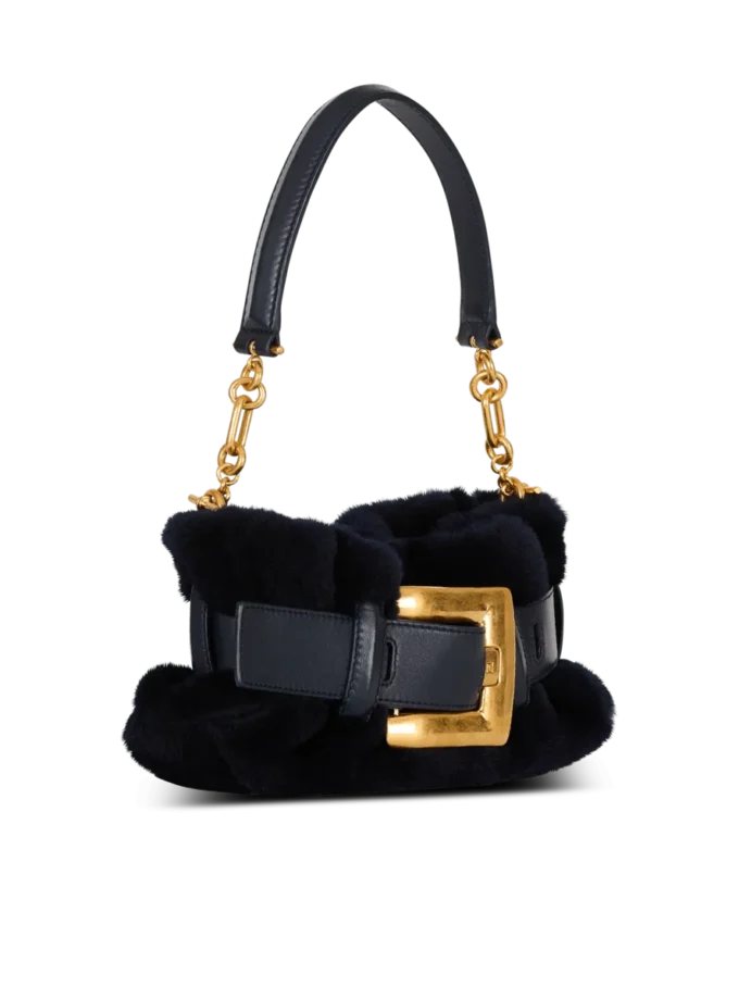 Mini sac Anthem en peau lainée