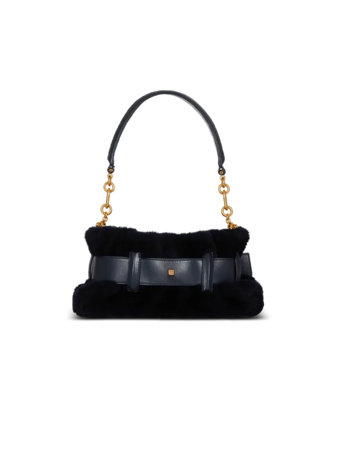 Mini sac Anthem en peau lainée