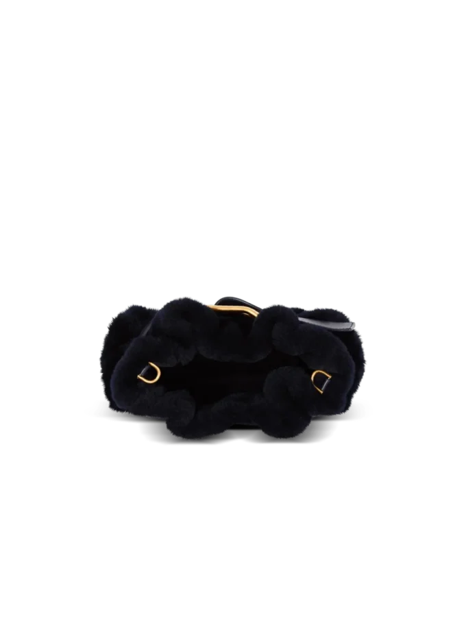 Mini sac Anthem en peau lainée