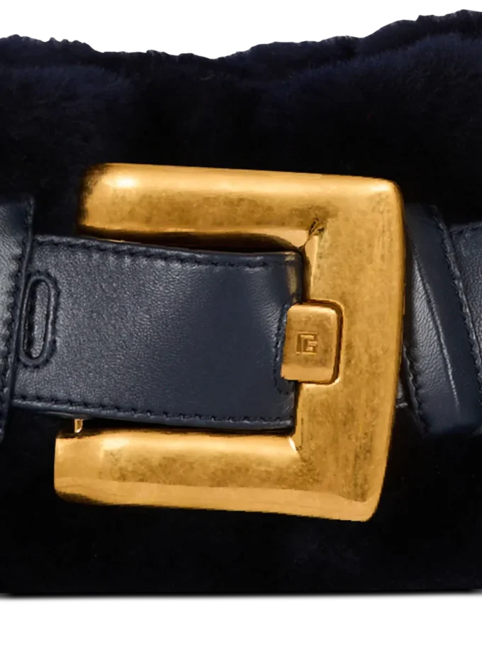 Mini sac Anthem en peau lainée