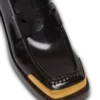 Mocassins en cuir verni à bout carré Mocassins en cuir verni à bout carré