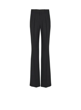 Pantalon droit en laine