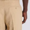 Pantalon droit en toile ajusté