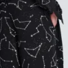 Pantalon en crêpe avec motif Constellation en strass