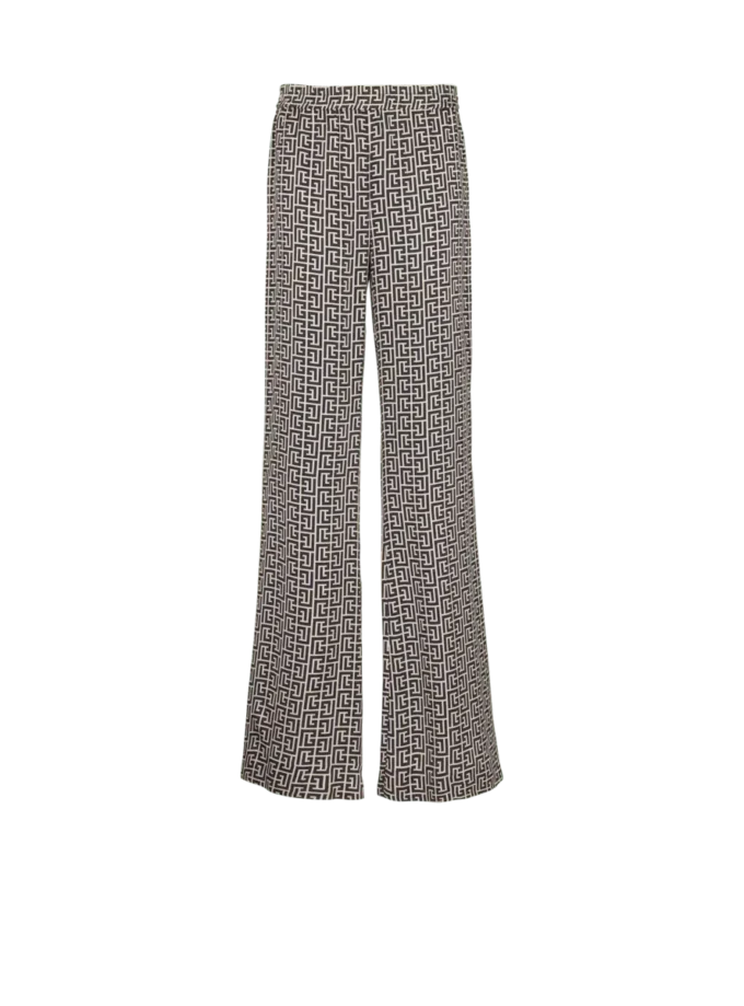 Pantalon fluide monogrammé
