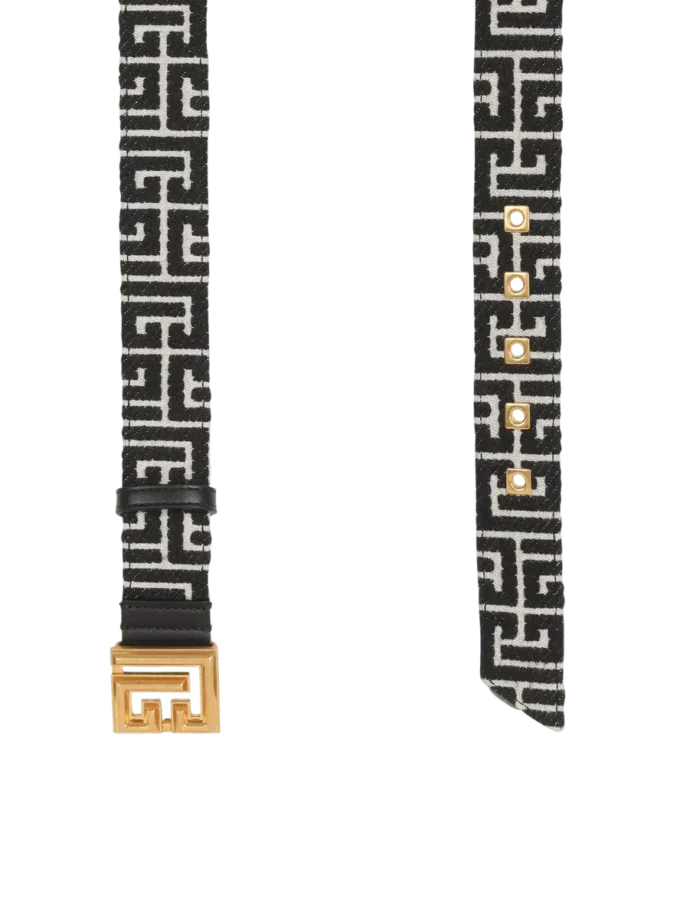 PB Ceinture en jacquard monogrammé