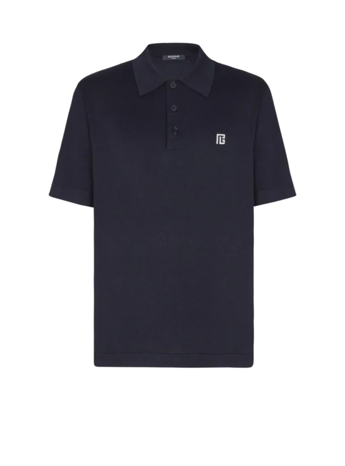 Polo en coton brodé Polo en coton brodé