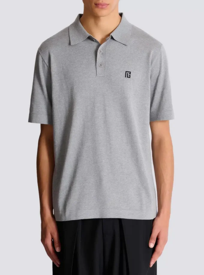 Polo en coton brodé Polo en coton brodé