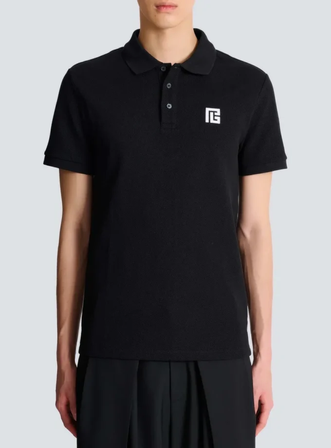Polo en coton brodé Polo en coton brodé