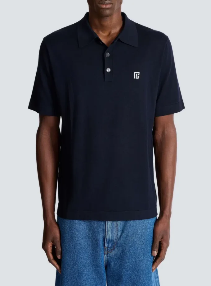 Polo en coton brodé Polo en coton brodé