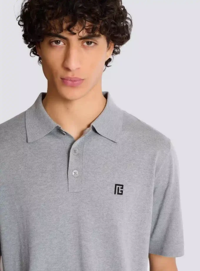Polo en coton brodé Polo en coton brodé
