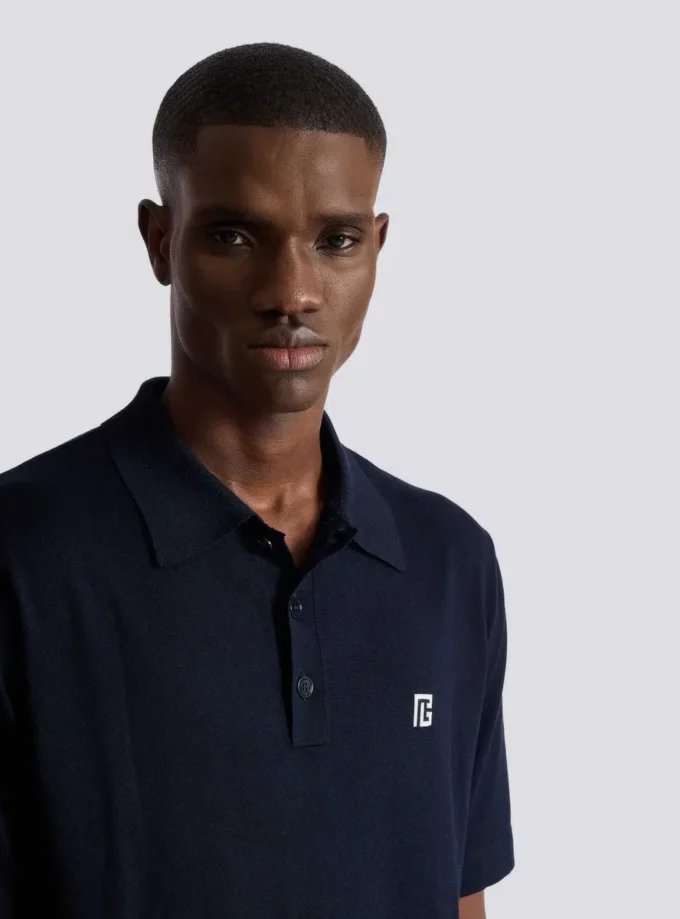 Polo en coton brodé Polo en coton brodé