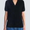 Polo en maille monogramme