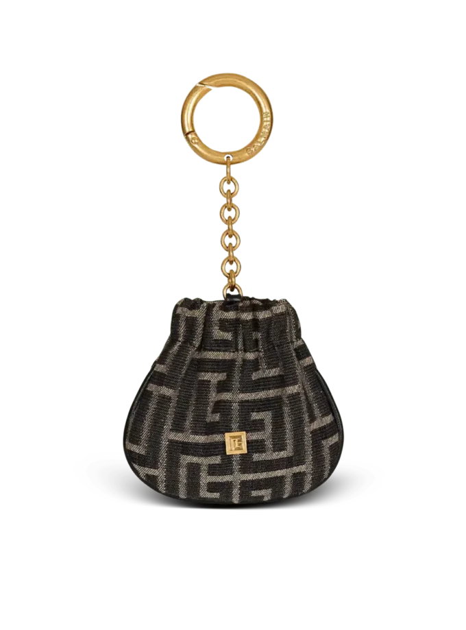 Porte-clés jacquard monogramme Pulse