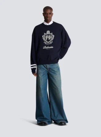 Pull en maille College Emblem