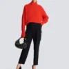 Pull en mohair avec col détaillé