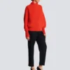 Pull en mohair avec col détaillé