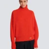 Pull en mohair avec col détaillé