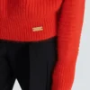 Pull en mohair avec col détaillé