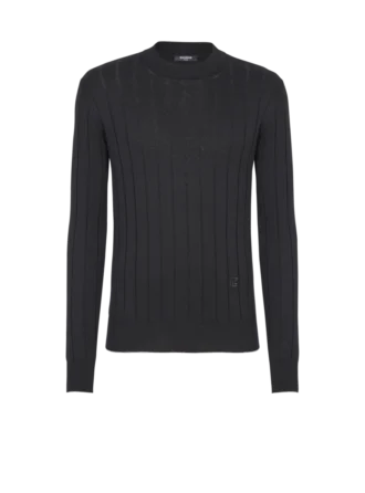 Pull PB en maille de soie et coton