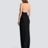 Robe longue en maille à dos nu Robe longue en maille à dos nu