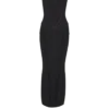 Robe longue sans bretelles en maille Robe longue sans bretelles en maille