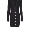 Robe moulante courte en maille côtelée Robe moulante courte en maille côtelée