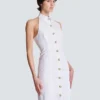 Robe moulante en popeline dos nu Robe moulante en popeline dos nu