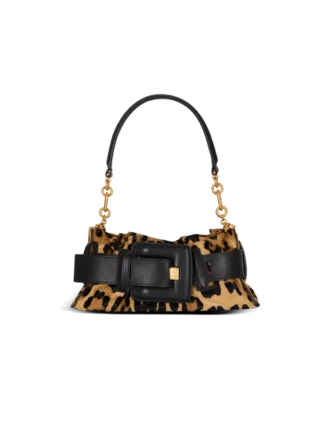 Sac Anthem Mini en cuir de poney imprimé léopard Sac Anthem Mini en cuir de poney imprimé léopard