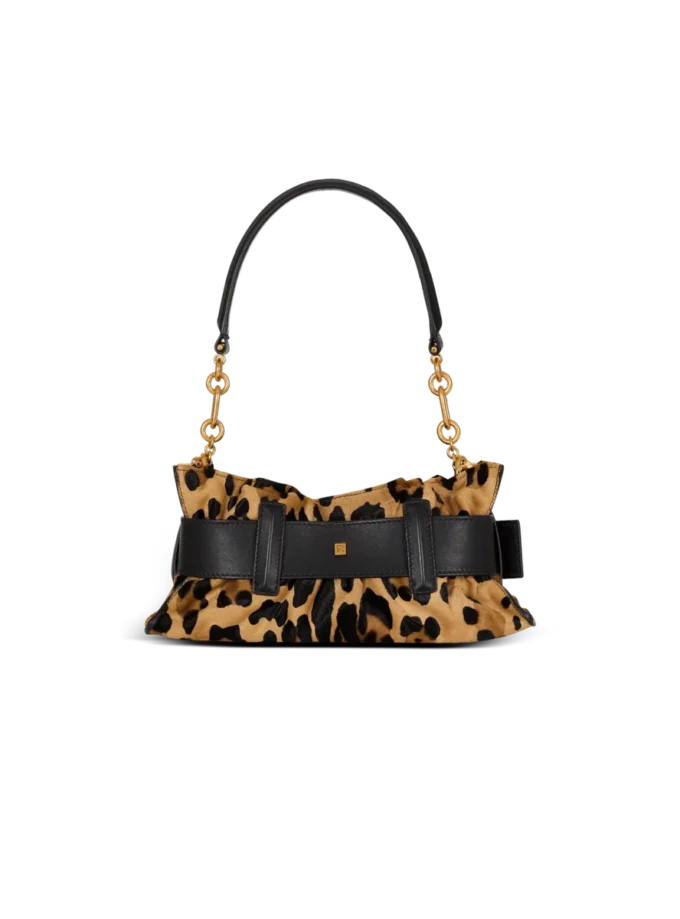 Sac Anthem Mini en cuir de poney imprimé léopard Sac Anthem Mini en cuir de poney imprimé léopard
