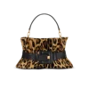 Sac Anthem moyen en cuir de poney imprimé léopard Sac Anthem moyen en cuir de poney imprimé léopard