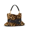 Sac Anthem moyen en cuir de poney imprimé léopard Sac Anthem moyen en cuir de poney imprimé léopard
