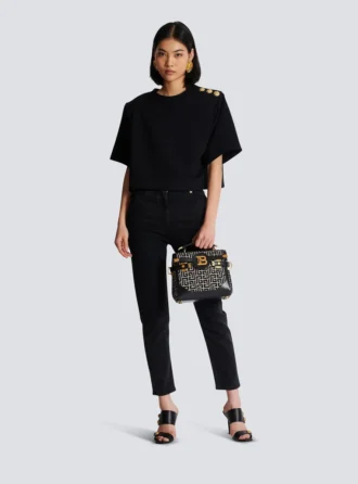 Sac B-Buzz 23 en jacquard et cuir