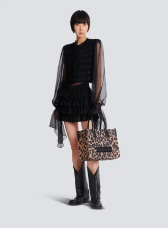 Sac cabas B-Army 36 imprimé léopard Sac cabas B-Army 36 imprimé léopard