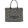 Sac cabas en jacquard monogrammé B-Army 42 et cuir Sac cabas en jacquard monogrammé B-Army 42 et cuir