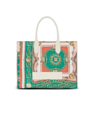 Sac cabas moyen B-Army en toile imprimée Sac cabas moyen B-Army en toile imprimée