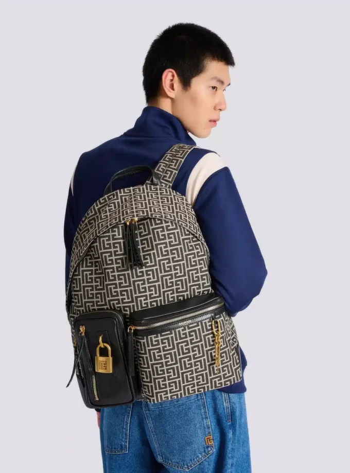Sac à dos jacquard monogramme Pulse Sac à dos jacquard monogramme Pulse