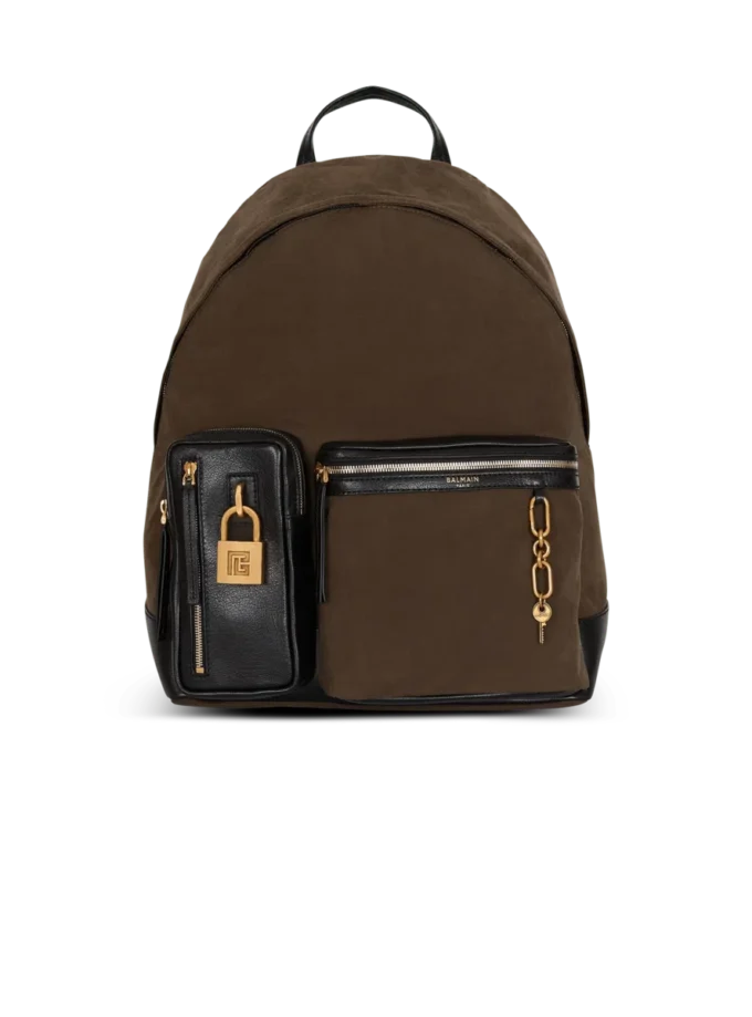 Sac à dos Pulse en cuir de veau et nylon Sac à dos Pulse en cuir de veau et nylon