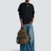 Sac à dos Pulse en cuir de veau et nylon Sac à dos Pulse en cuir de veau et nylon