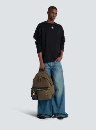 Sac à dos Pulse en cuir de veau et nylon Sac à dos Pulse en cuir de veau et nylon