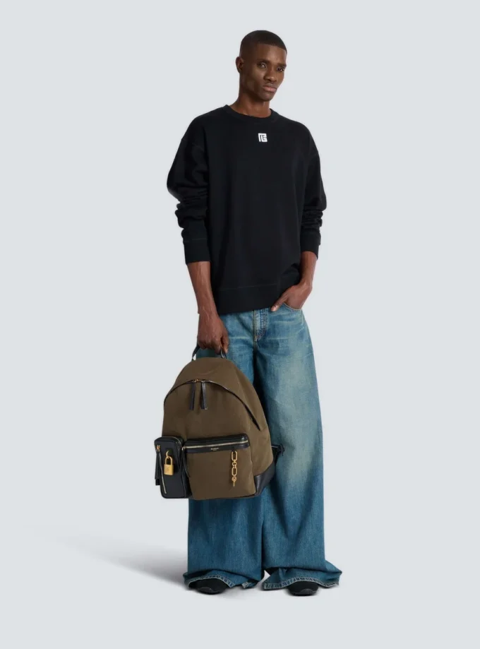 Sac à dos Pulse en cuir de veau et nylon Sac à dos Pulse en cuir de veau et nylon