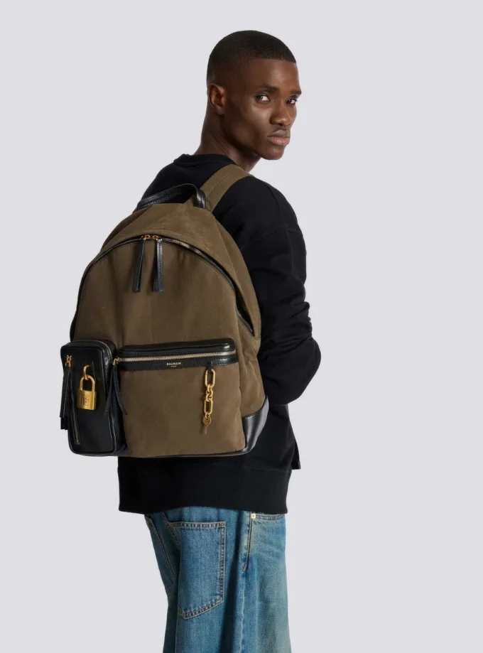 Sac à dos Pulse en cuir de veau et nylon Sac à dos Pulse en cuir de veau et nylon