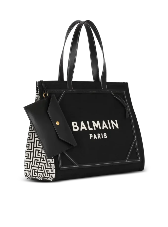 Sac fourre-tout B-Army 42 en toile monogrammée et cuir Sac fourre-tout B-Army 42 en toile monogrammée et cuir