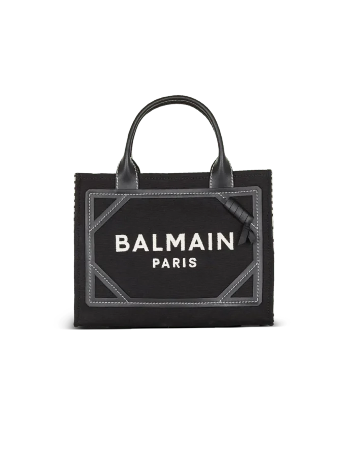 Sac fourre-tout B-Army en toile monogrammée et cuir Sac fourre-tout B-Army en toile monogrammée et cuir