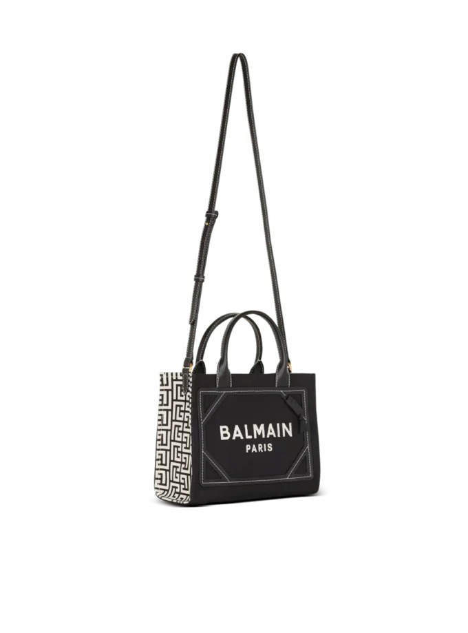 Sac fourre-tout B-Army en toile monogrammée et cuir Sac fourre-tout B-Army en toile monogrammée et cuir