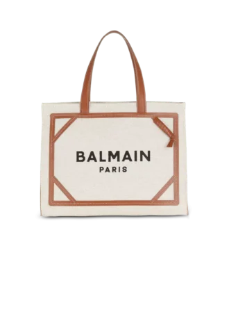 Sac fourre-tout en toile B-Army 42 avec détails en cuir Sac fourre-tout en toile B-Army 42 avec détails en cuir